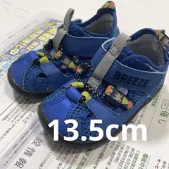 BREEZE ベビーサンダル 13.5cm 青