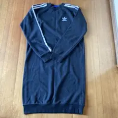 adidas ブラック ストライプ ワンピースのサムネイル