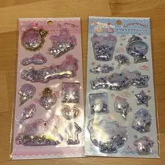 【正規品】キラキラカプセルシール　サンリオ　マイメロ　シナモロール　２枚セット
