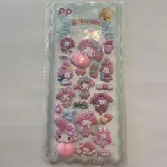 【新品】マイメロおしりぷにぷにシール　スクイーズ　ぷっくり　立体　お尻