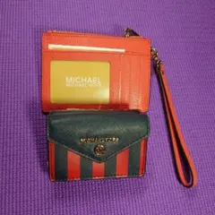 MICHAEL KORS 三つ折り財布 ＆パスカードケース