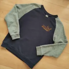PUMA ネイビー グレー トレーナー