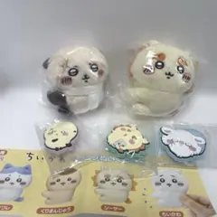 ちいかわ　ガチャガチャ　クリップぬいぐるみ　マグネット　シーサー　ラッコ