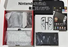 Nintendo Switch 有機ELモデル ホワイト　ケースフィルム付