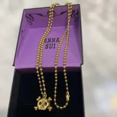 ANNA SUI ゴールドスカルネックレスのサムネイル
