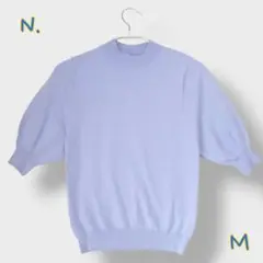 ＊N. ＊ Mサイズ ニット セーター トップス 半袖 パープル
