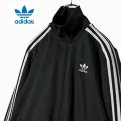 adidas アディダス トラックジャケット 黒 L ベッケンバウアー ジャージ
