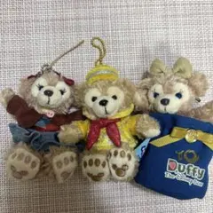 ディズニーリゾート ダッフィー シェリーメイ ぬいぐるみストラップ
