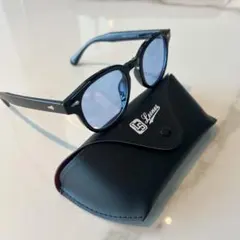 ウェリントン メンズ レディース サングラス UV400 ブルーレンズ ゴルフ