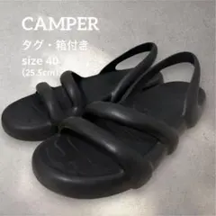 【美品/箱付き】CAMPER カンペール コバラ フラット サンダル 40のサムネイル