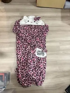 平成ギャル HELLO KITTY ヒョウ柄ルームウェア L