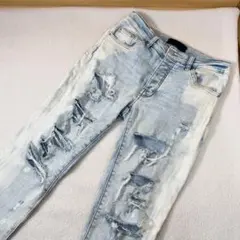 AMIRI ストレッチ　ダメージデニム 28 アミリ　デニムジーンズ
