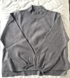 PAGEBOY グレー ハイネックニット