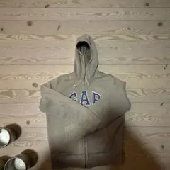 ジップパーカー グレー パーカー