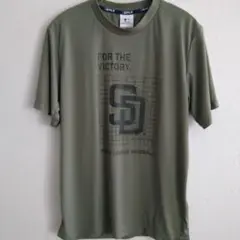 新品　サンディエゴ　パドレス　メンズ　Tシャツ　半袖　カーキ Mサイズ