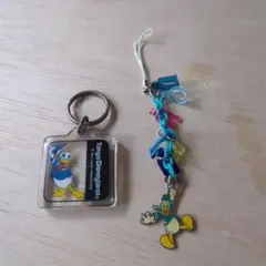 レトロ　Tokyo Disneyland ドナルドダック ストラップ