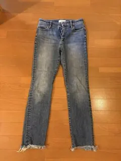 ミラオーウェン　デニム　M レディース　カットオフデニム　ストレート