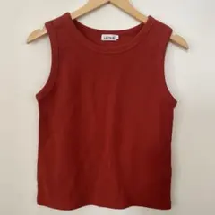 LEPSIM リブ編みタンクトップ レッドのサムネイル