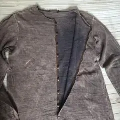 Radmess MEN'S BIGI長袖Lsize秋トップス　ダークブラウン