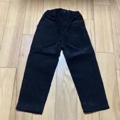 新品未使用☆コムサイズム　黒コーデュロイチノパンツ100cm