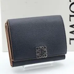 LOEWE ロエベ 折財布 アナグラム トライフォールド ウォレット 2938