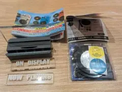 ダブル録音再生‼︎ミニチュアレトロレコードプレイヤーマスコット ガチャ E