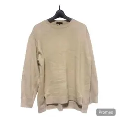 COMME CA ISM ベージュ 長袖ニットセーター 11