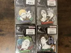 【ラバーチャーム4種】一番くじ ジョジョの奇妙な冒険 GOLDEN WIND