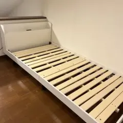 シングルベッドフレーム ホワイト