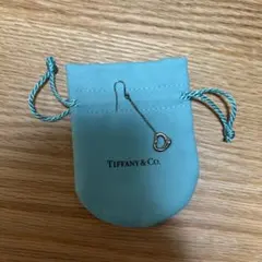 Tiffany & Co. ハート型シルバーピアス　片耳