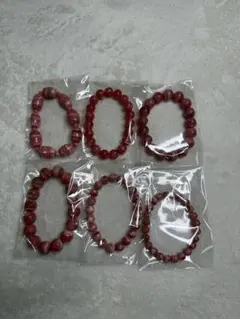 天然石（インカローズ）ブレスレット6個セット