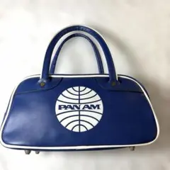 【かずや＠断捨離中】新品未使用PAN AM ボストンバッグ 青 かずや＠断捨離中様専用】新品未使用PAN AM ボストンバッグ 青 【公式