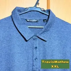 TravisMathew ポロシャツ ライトブルー Mサイズ TravisMathew ポロシャツ ライトブルー M〜（わ） - メルカリ
