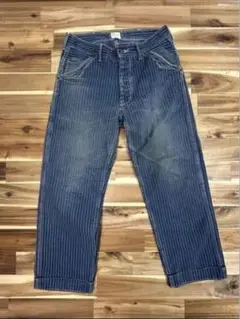 schott オールドヒッコリーデニム　青