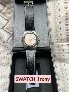SWATCH Irony 腕時計 シルバー/ブラック(New Battery)