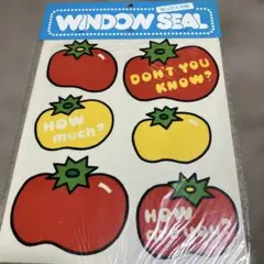 最終セール　昭和レトロ　ヤングコクヨ WINDON SEAL トマト ステッカー