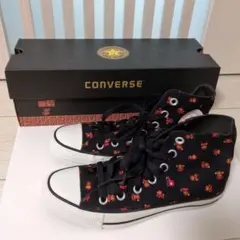 未使用　コンバース　任天堂　スーパーマリオ　黒　23cm　オールスター　靴