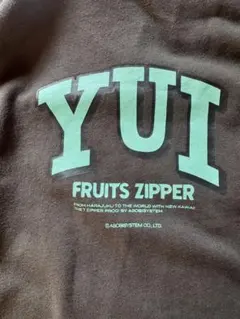 Y*a様 櫻井優衣 Yui logo w zip line hoodie パーカ - メルカリ