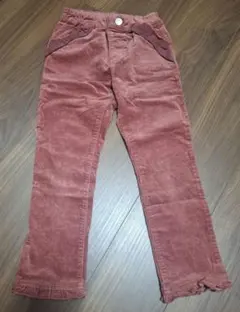 美品★アプレレクール　コーデュロイ ロングパンツ ピンク 130