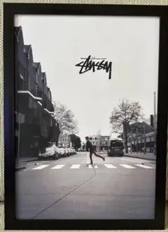 Stussy モノクロ写真アート 2点セット
