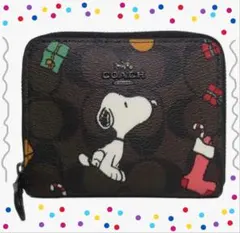 COACH X PEANUTS(ピーナッツ) シグネチャースペシャル二つ折り財布