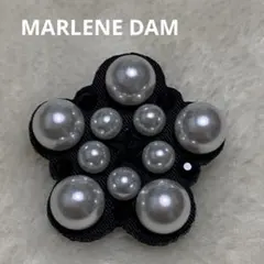 【美品】MARLENE DAM ITALY パール&ビジューブローチ②のサムネイル