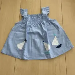 【ファミリア】袖なしブラウス