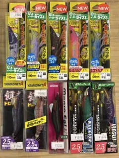 廃盤 アオリーQ フィンエース 3.5号 マスターカラー 4色×4本 計16本