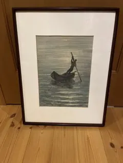 石井崇　「オレンジの小路」　リトグラフ　直筆サイン・エディション有り 石井崇 「オレンジの小路」 リトグラフ 直筆サイン