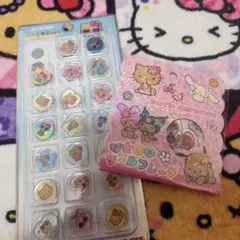 日焼けキティ おはじきシール セット