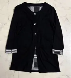 TELVIAN ミセスカーディガン サイズM-L 婦人服 レディース ブラック