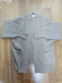 ロペピクニック　ニットカーディガン　ベージュ