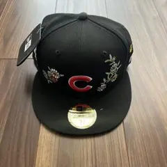 新品未使用 村上隆 x カブス new era 7 1/2 キャップ 黒 - メルカリ
