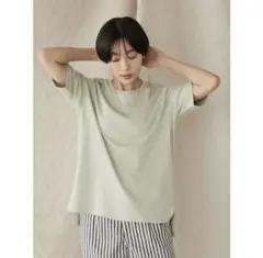 アメリカンホリック　Daily サイドスリットカットプルオーバー　M グリーン